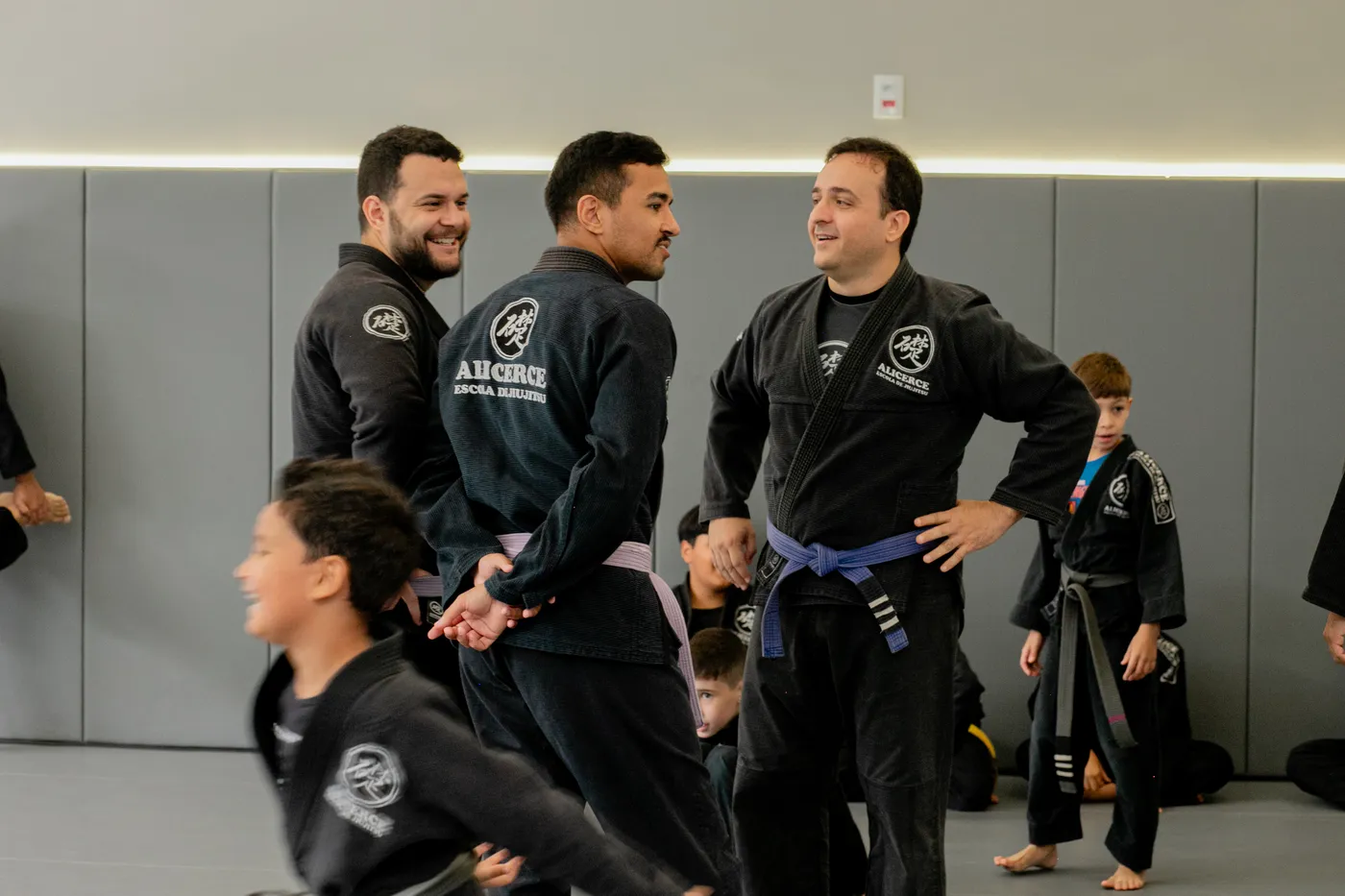 Treino em grupo na Alicerce